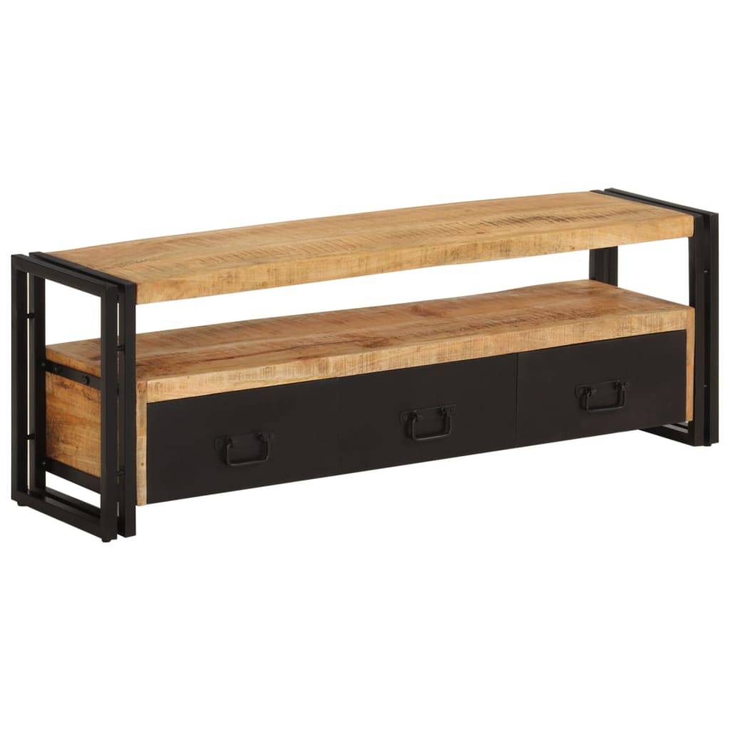 Tv Cabinet 120X30X40 Cm Solid Wood Mango