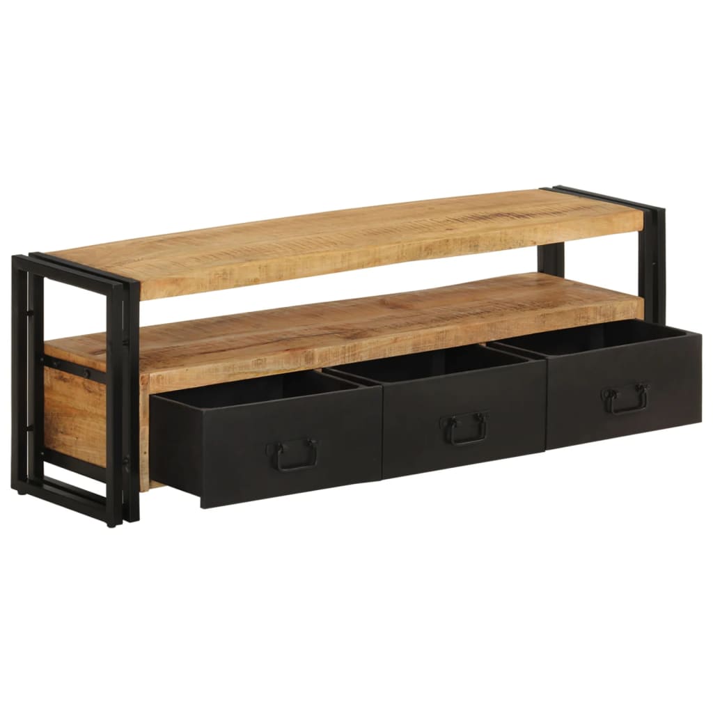 Tv Cabinet 120X30X40 Cm Solid Wood Mango