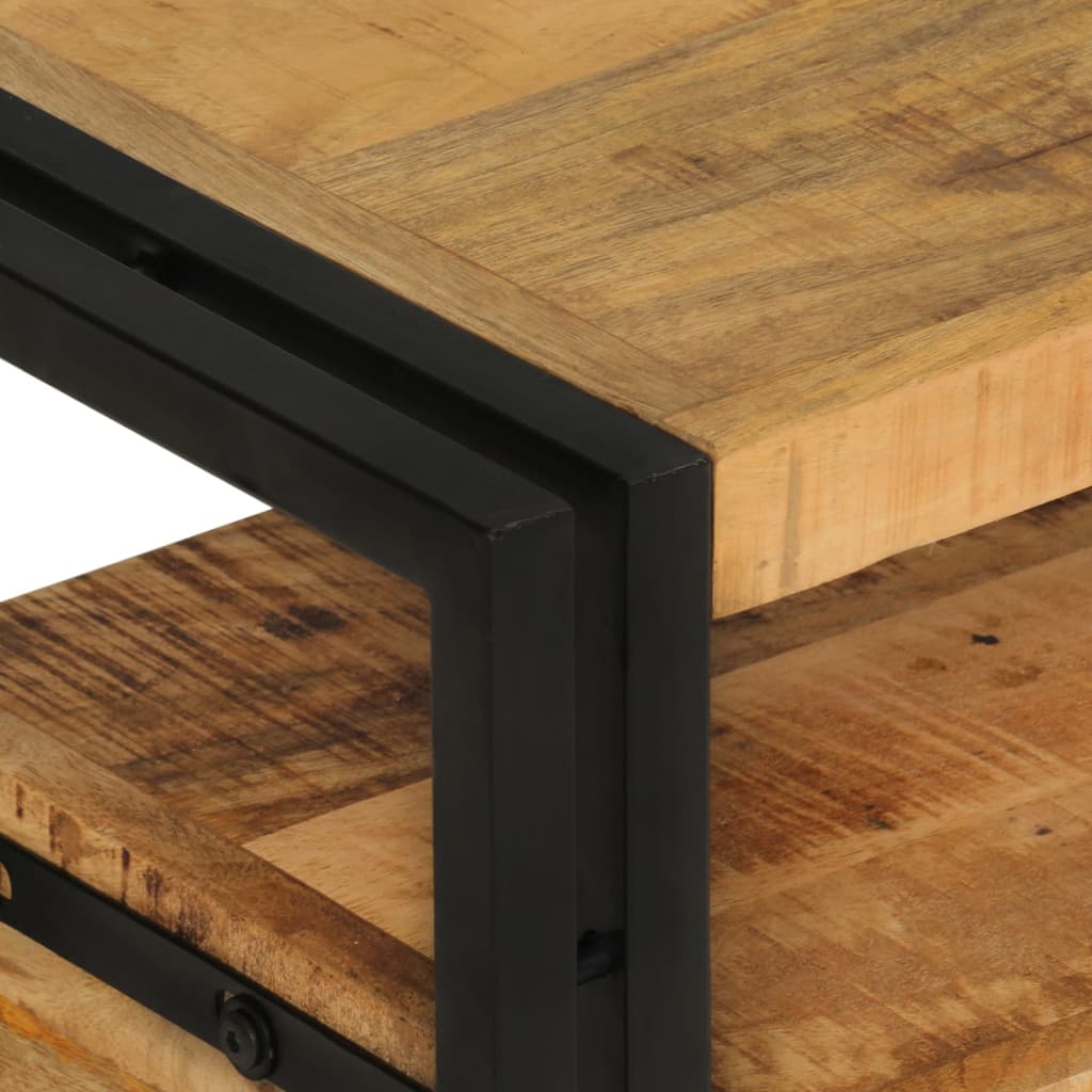 Tv Cabinet 120X30X40 Cm Solid Wood Mango