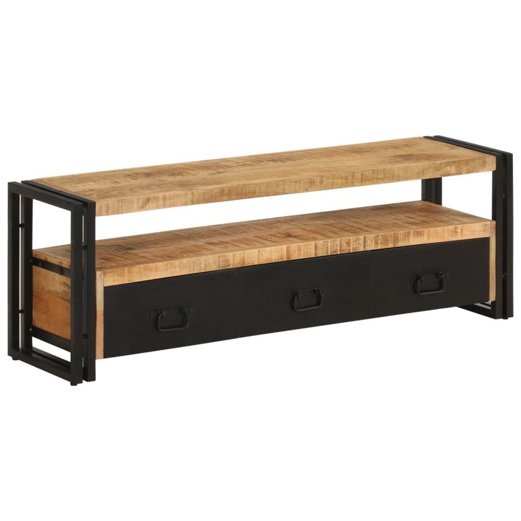 Tv Cabinet 120X30X40 Cm Solid Wood Mango