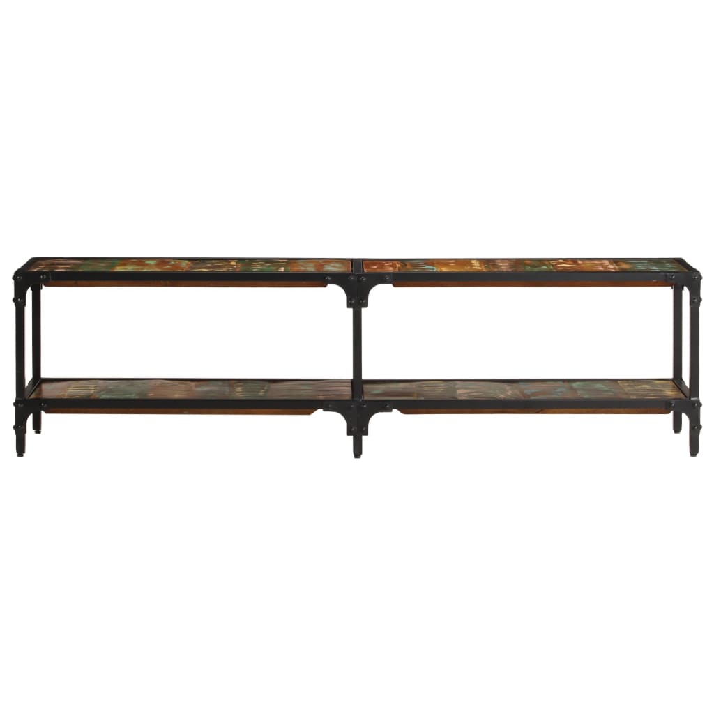 Tv Cabinet 150X30X Solid Wood Reclaimed