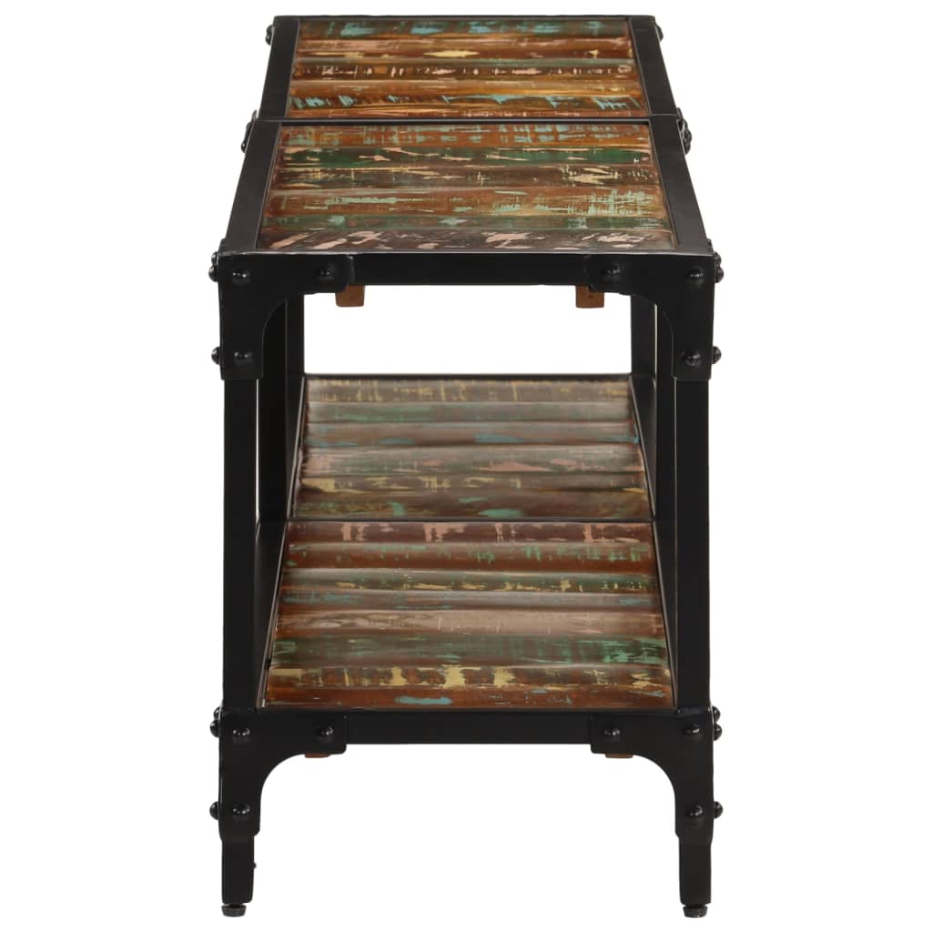 Tv Cabinet 150X30X Solid Wood Reclaimed