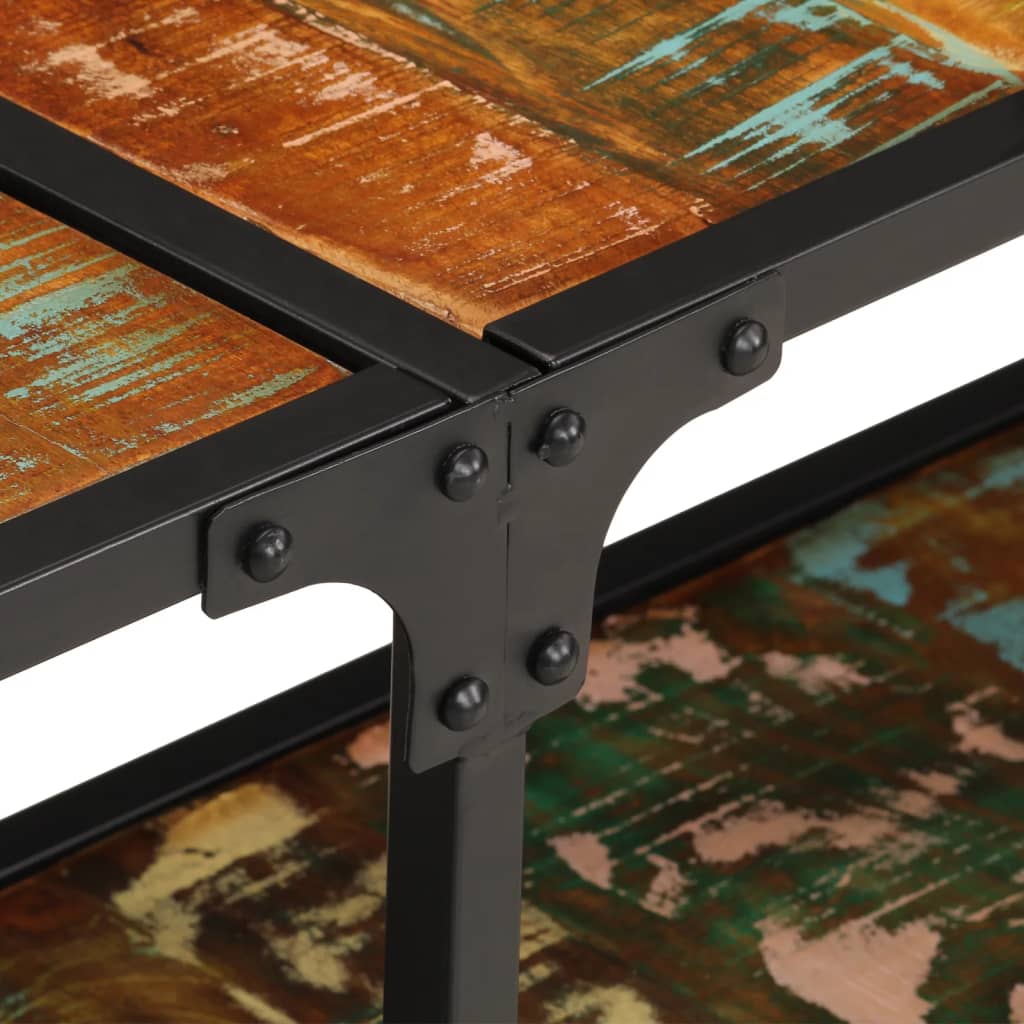 Tv Cabinet 150X30X Solid Wood Reclaimed