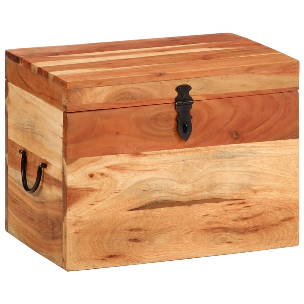 Storage Box 39X28X31 Cm Solid Wood Mango