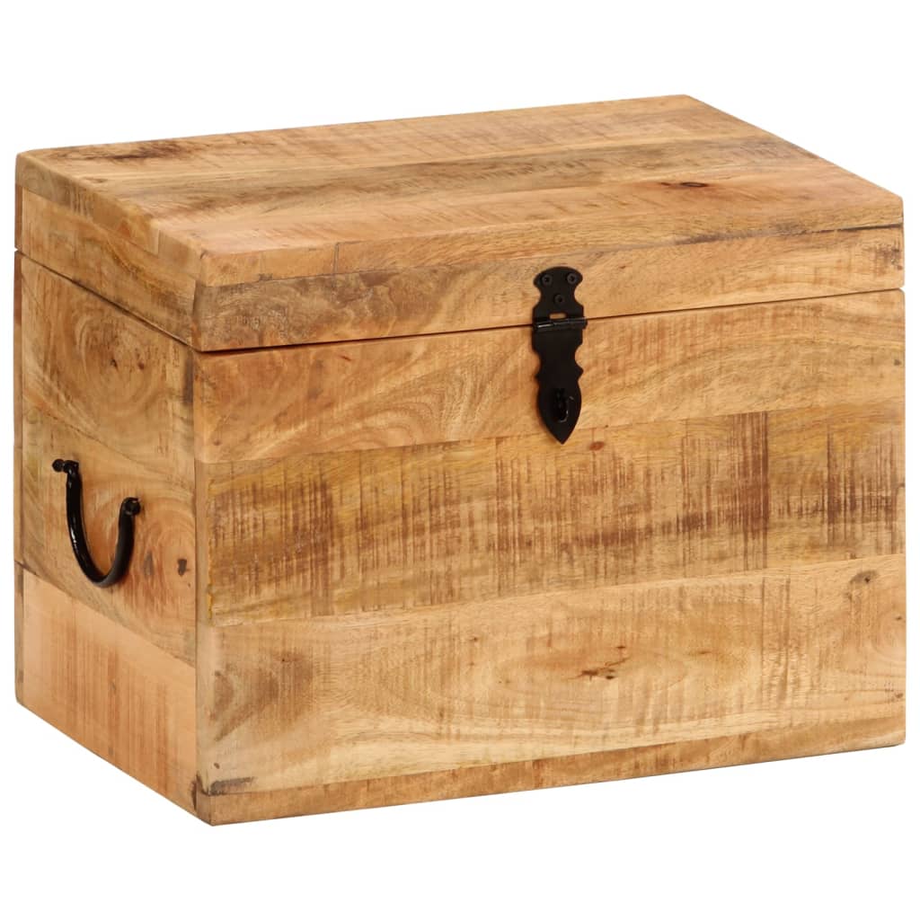 Storage Box 39X28X31 Cm Solid Wood Mango