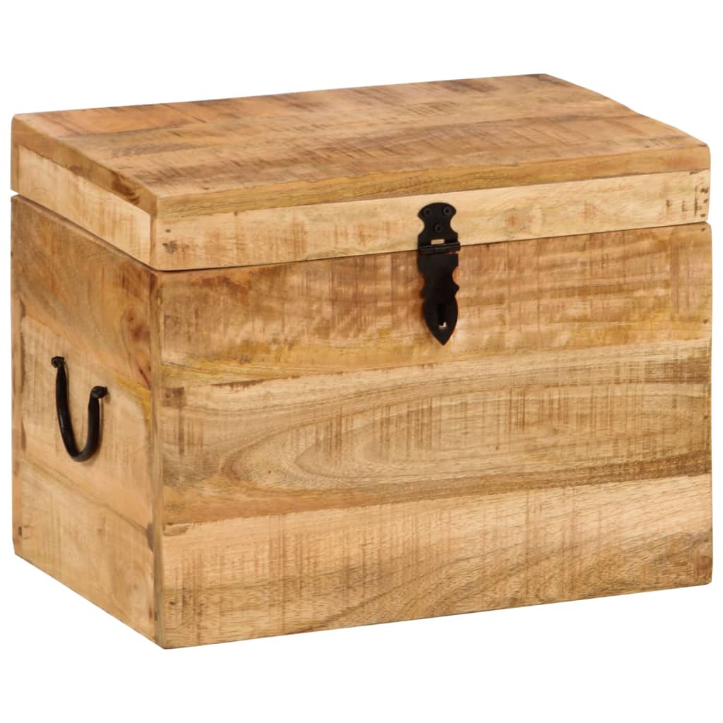 Storage Box 39X28X31 Cm Solid Wood Mango