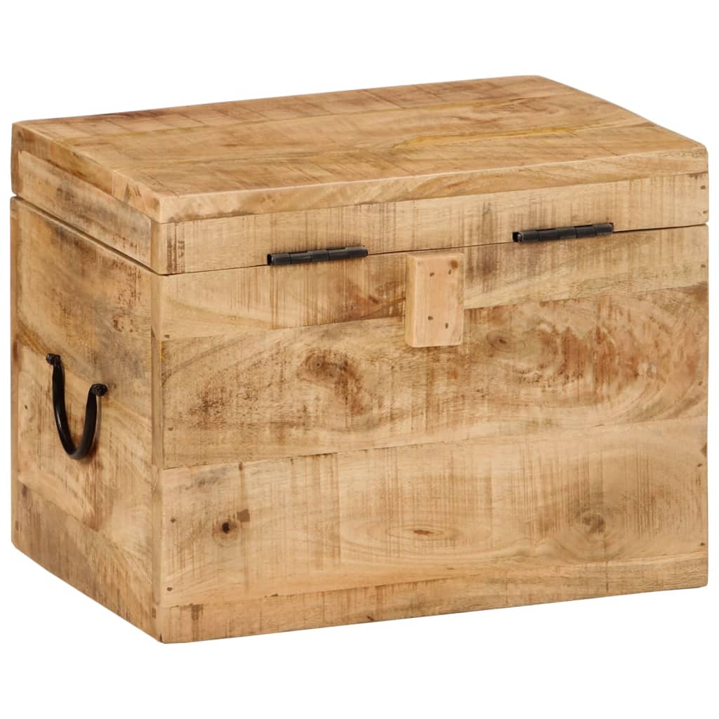 Storage Box 39X28X31 Cm Solid Wood Mango