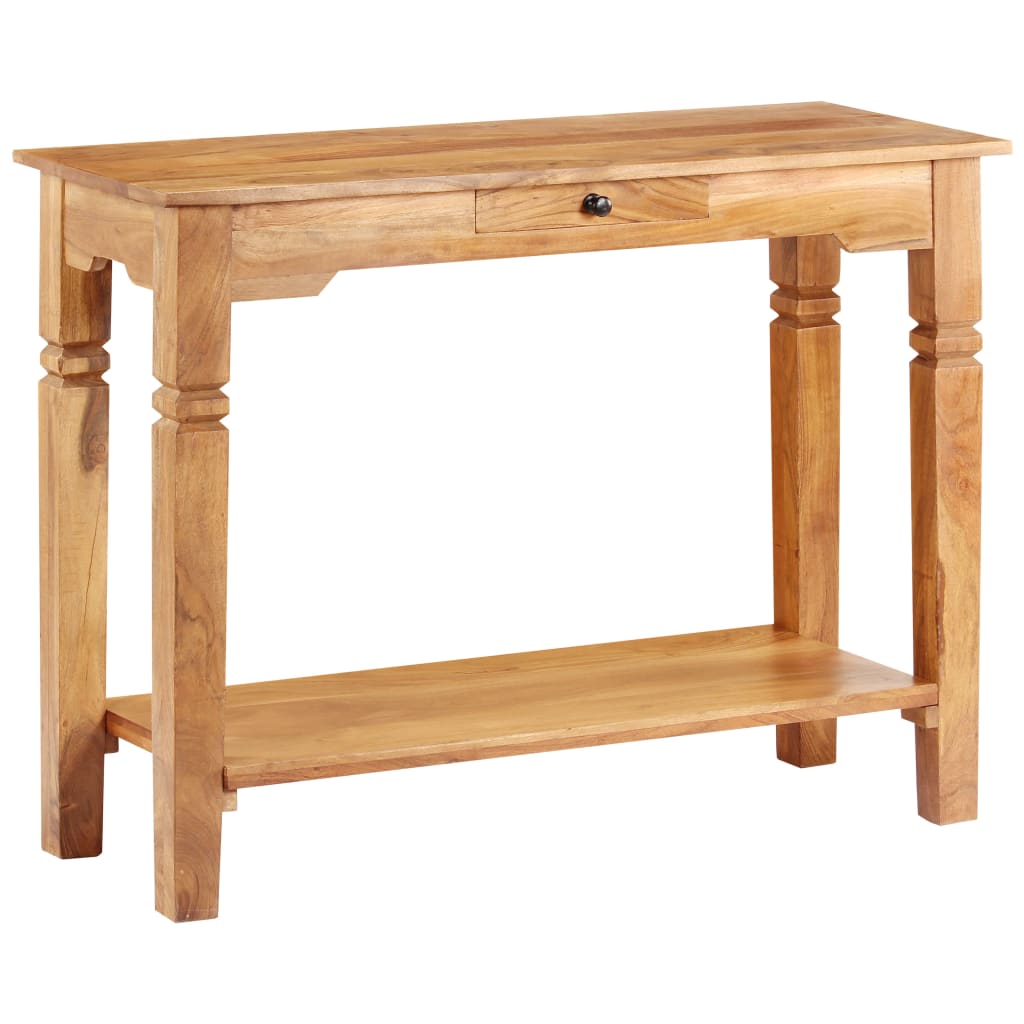 Console Table 100X40X76 Cm Solid Acacia Wood