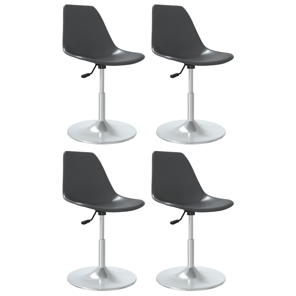 Swivel Dining Chairs 4 Pcs Pp