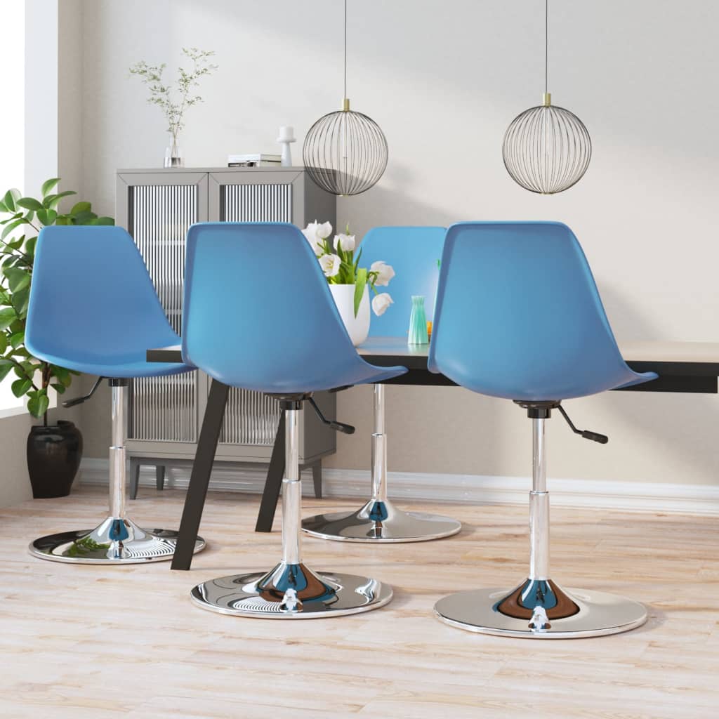 Swivel Dining Chairs 4 Pcs Pp