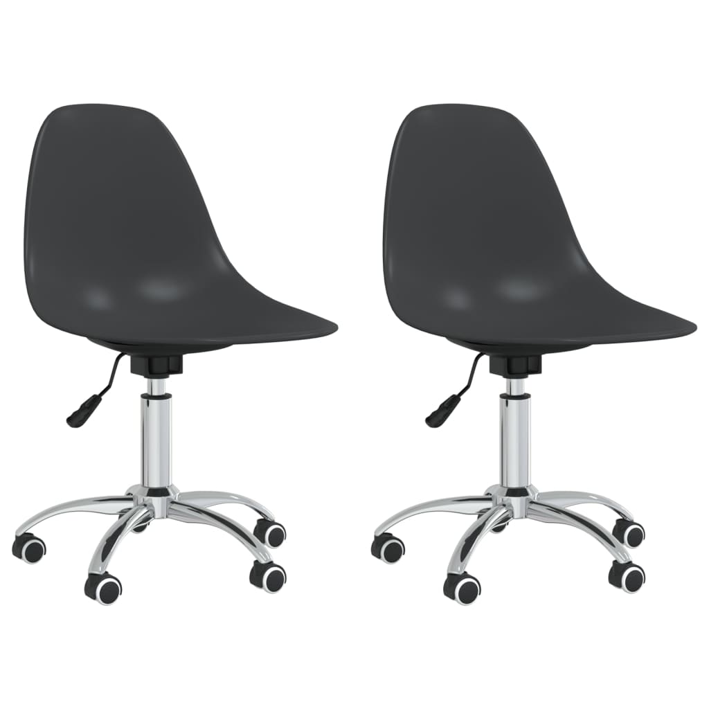 Swivel Dining Chairs 2 Pcs Pp