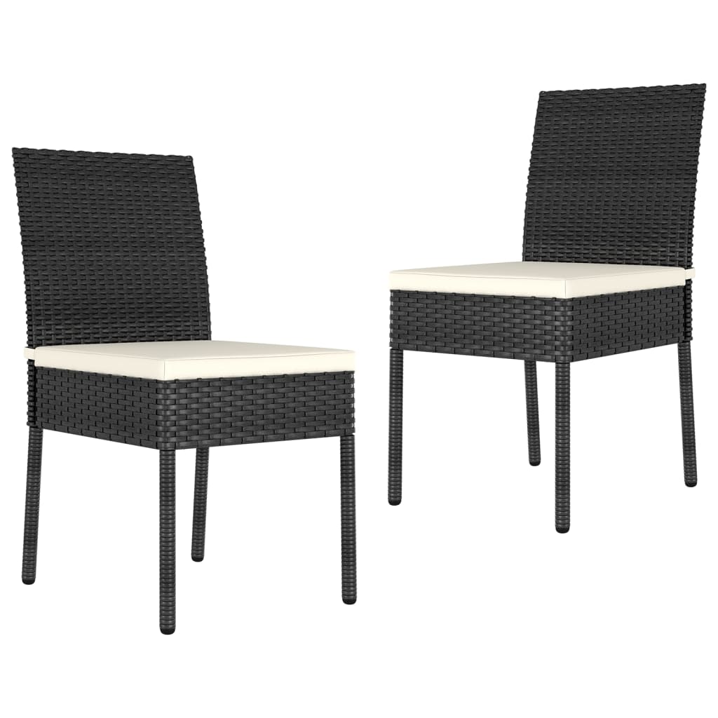 Garden Dining Chairs 4 Pcs Poly Rattan