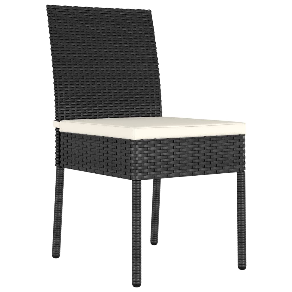 Garden Dining Chairs 4 Pcs Poly Rattan