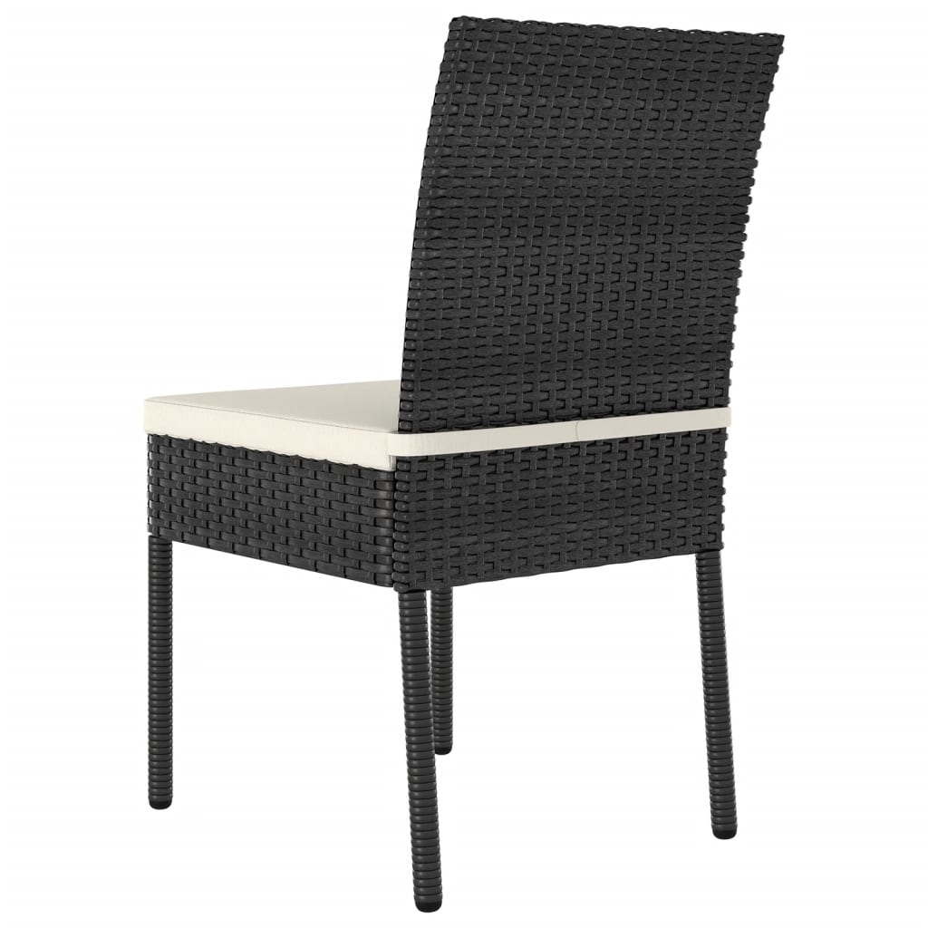 Garden Dining Chairs 4 Pcs Poly Rattan