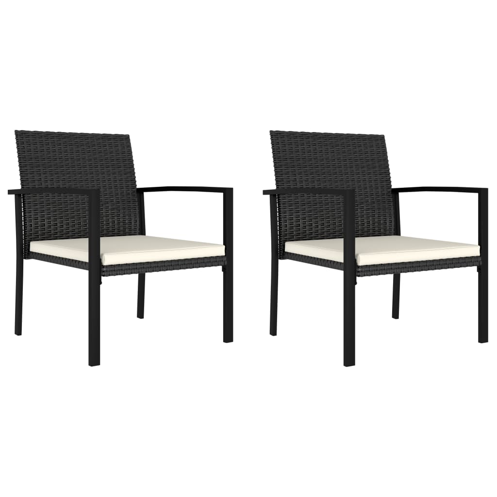 Garden Dining Chairs 4 Pcs Poly Rattan