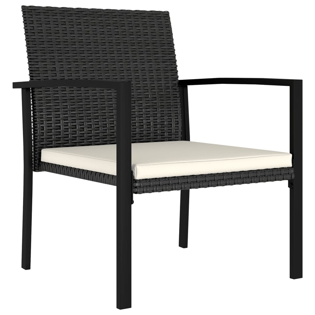 Garden Dining Chairs 4 Pcs Poly Rattan
