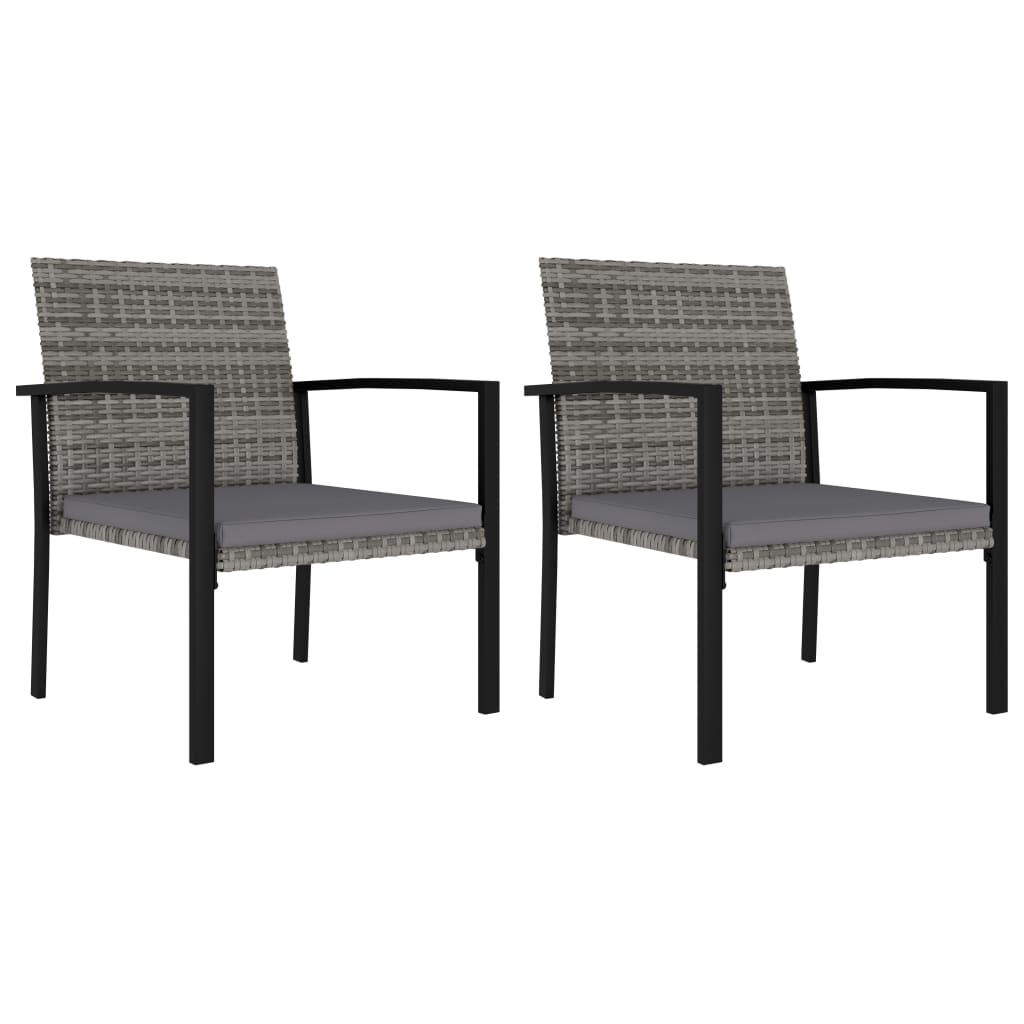 Garden Dining Chairs 4 Pcs Poly Rattan
