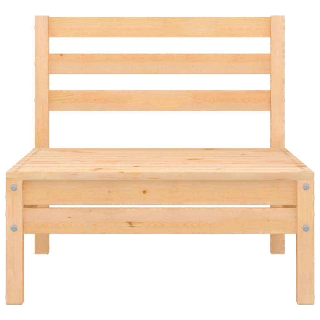 8 Piece Garden Lounge Set Solid Pinewood