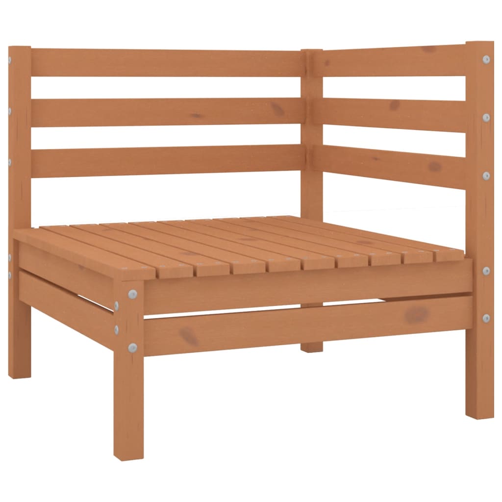 11 Piece Garden Lounge Set Solid Wood Pine
