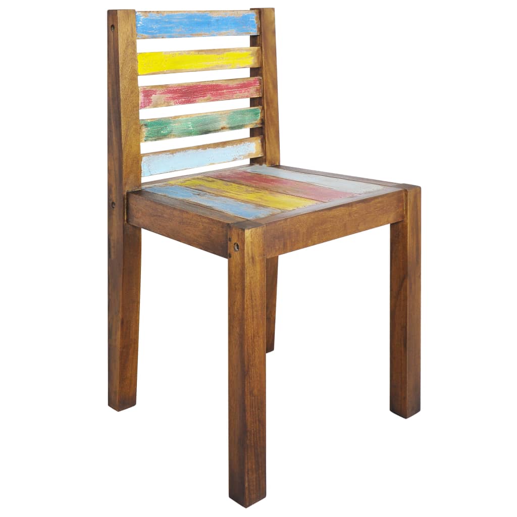 Dining Chairs 6 Pcs Solid Reclaimed Wood
