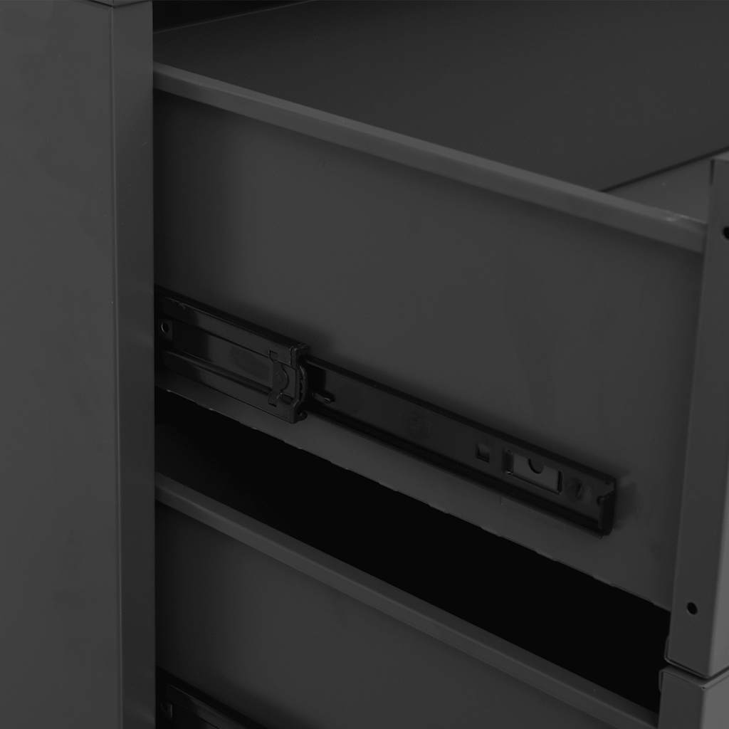 Industrial Drawer Cabinet 78X40X93 Cm Metal