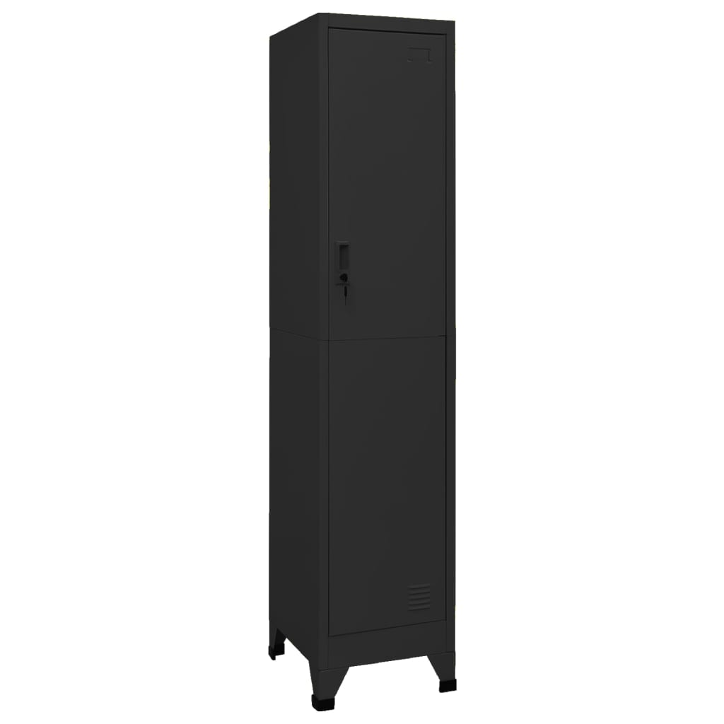 Locker Cabinet With 2 Compartments 38X45X180 Cm