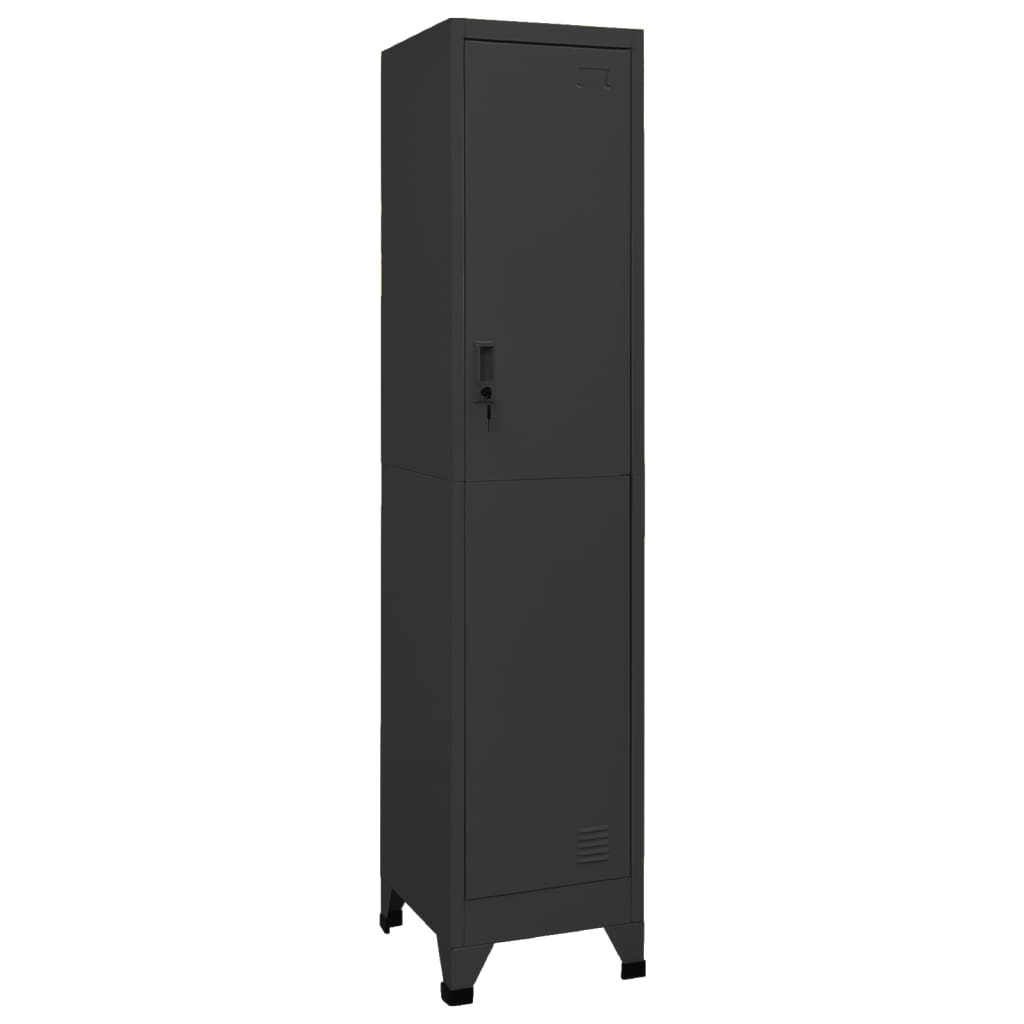 Locker Cabinet With 2 Compartments 38X45X180 Cm