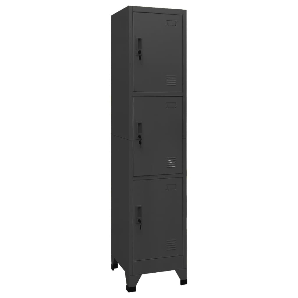 Locker Cabinet With 2 Compartments 38X45X180 Cm