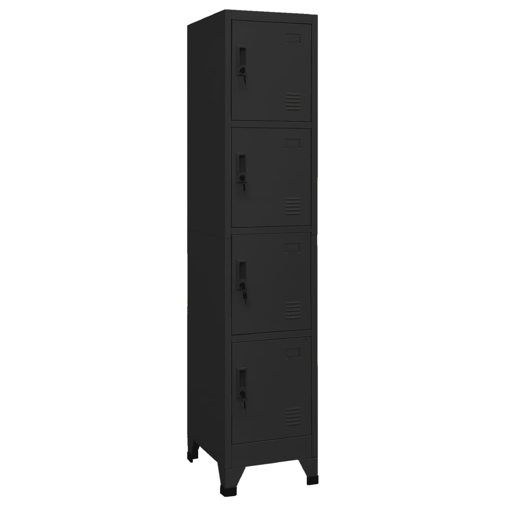 Locker Cabinet With 2 Compartments 38X45X180 Cm