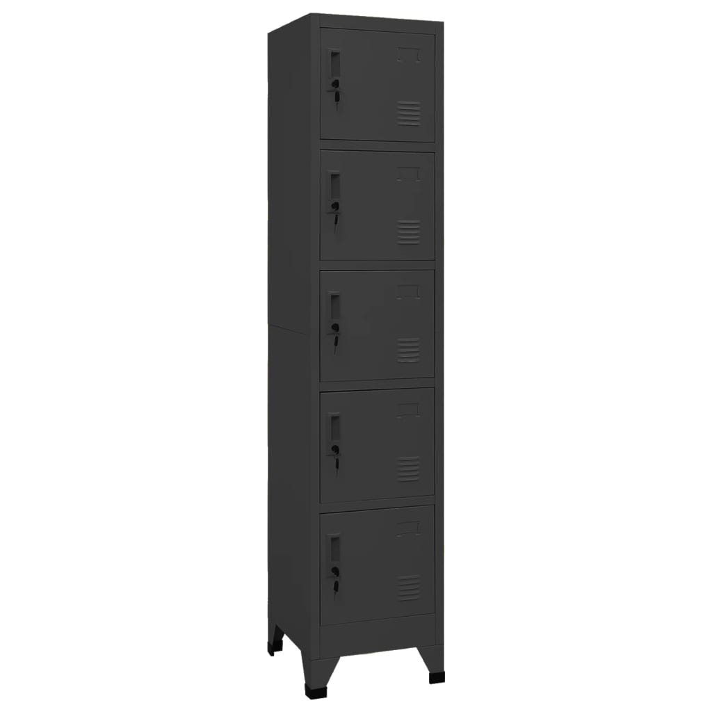 Locker Cabinet With 2 Compartments 38X45X180 Cm