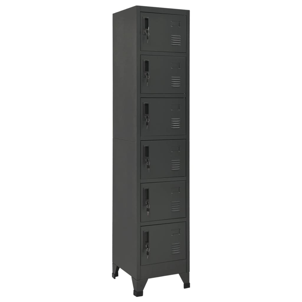 Locker Cabinet With 2 Compartments 38X45X180 Cm