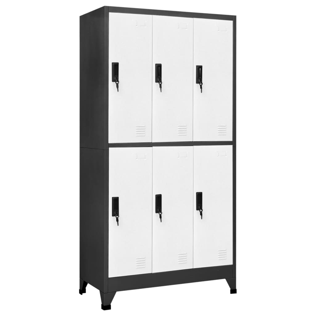 Locker Cabinet 90X40X180 Cm Steel