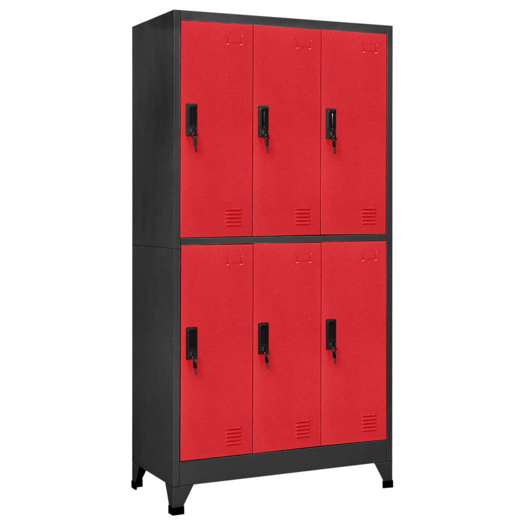 Locker Cabinet 90X40X180 Cm Steel