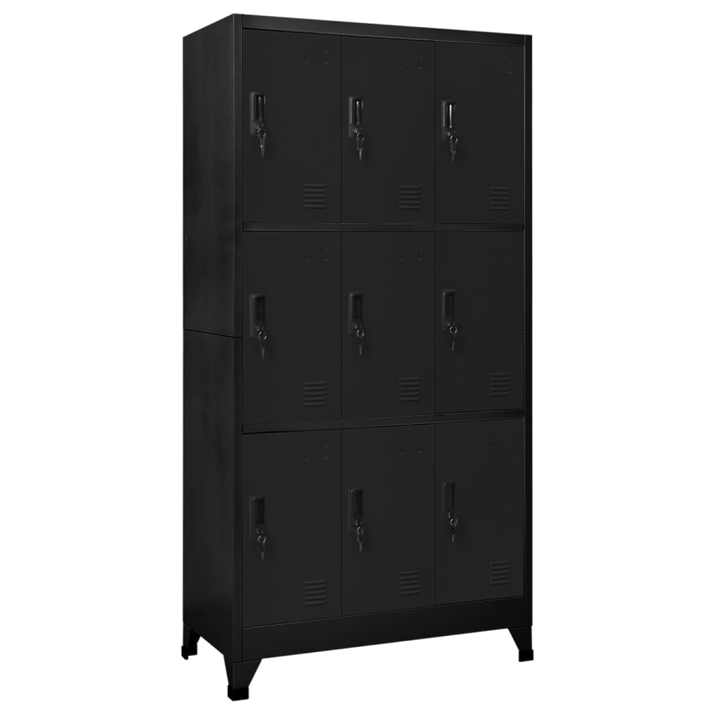 Locker Cabinet 90X40X180 Cm Steel
