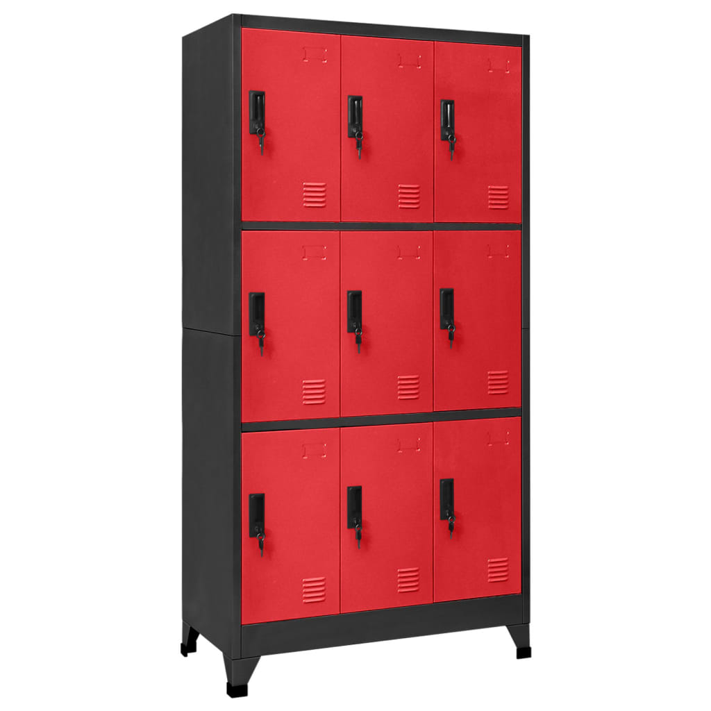 Locker Cabinet 90X40X180 Cm Steel