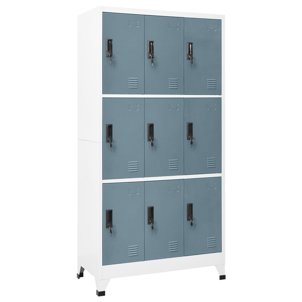 Locker Cabinet 90X40X180 Cm Steel
