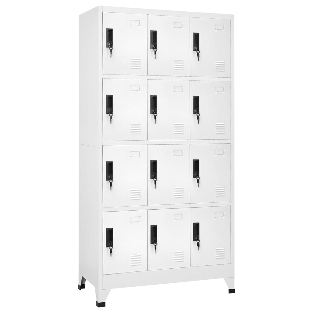 Locker Cabinet 90X40X180 Cm Steel