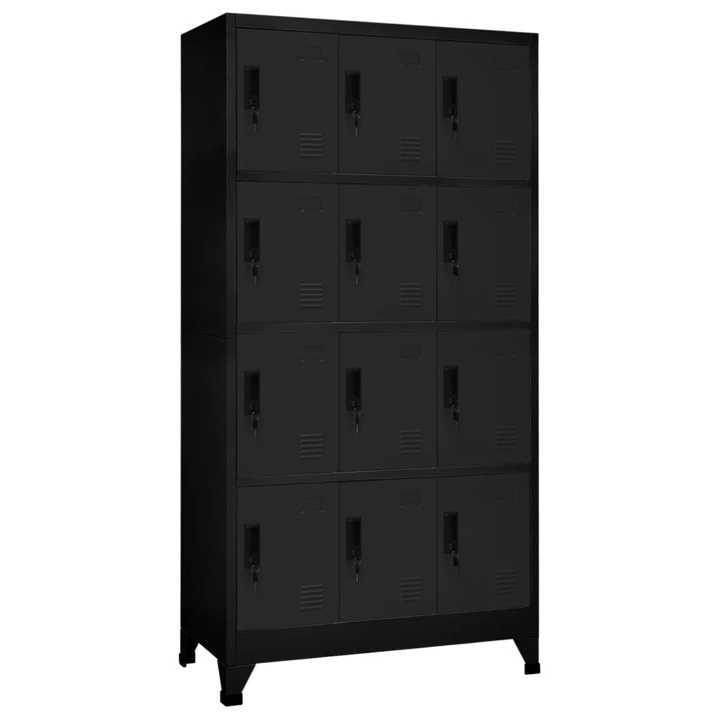 Locker Cabinet 90X40X180 Cm Steel