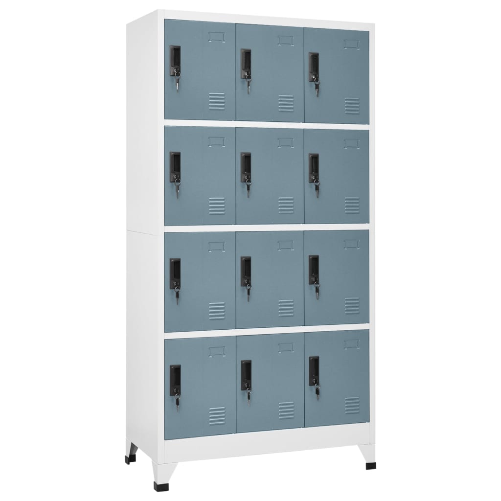 Locker Cabinet 90X40X180 Cm Steel