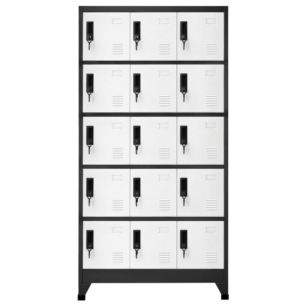 Locker Cabinet 90X40X180 Cm Steel