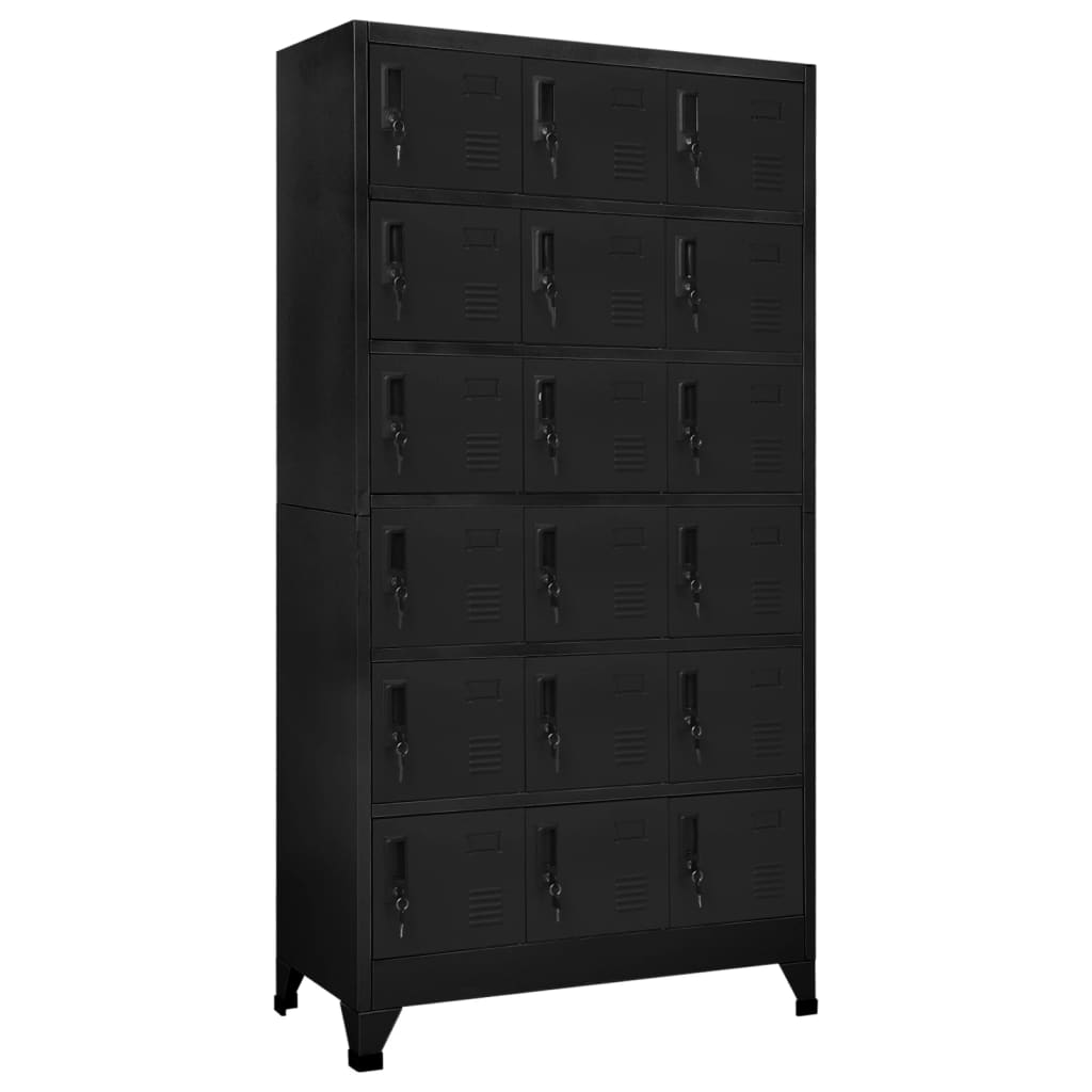 Locker Cabinet 90X40X180 Cm Steel