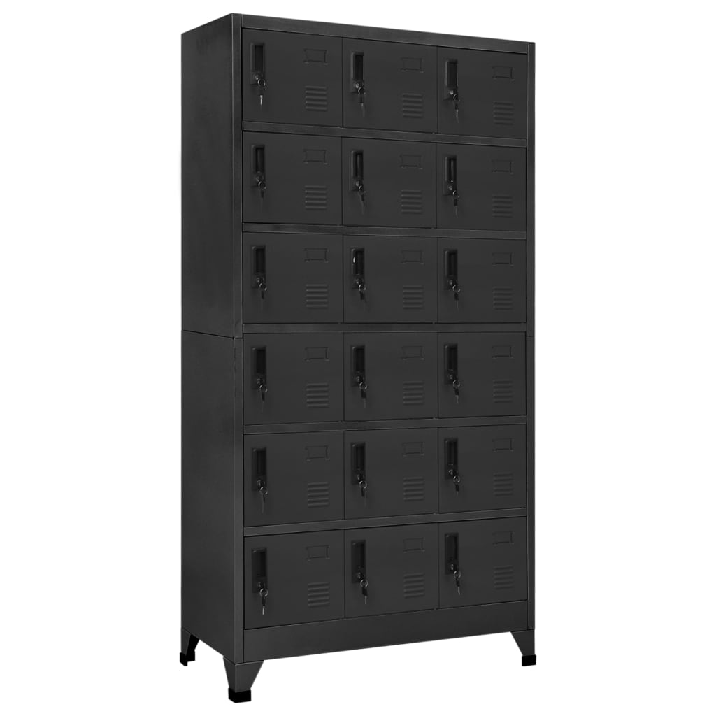 Locker Cabinet 90X40X180 Cm Steel