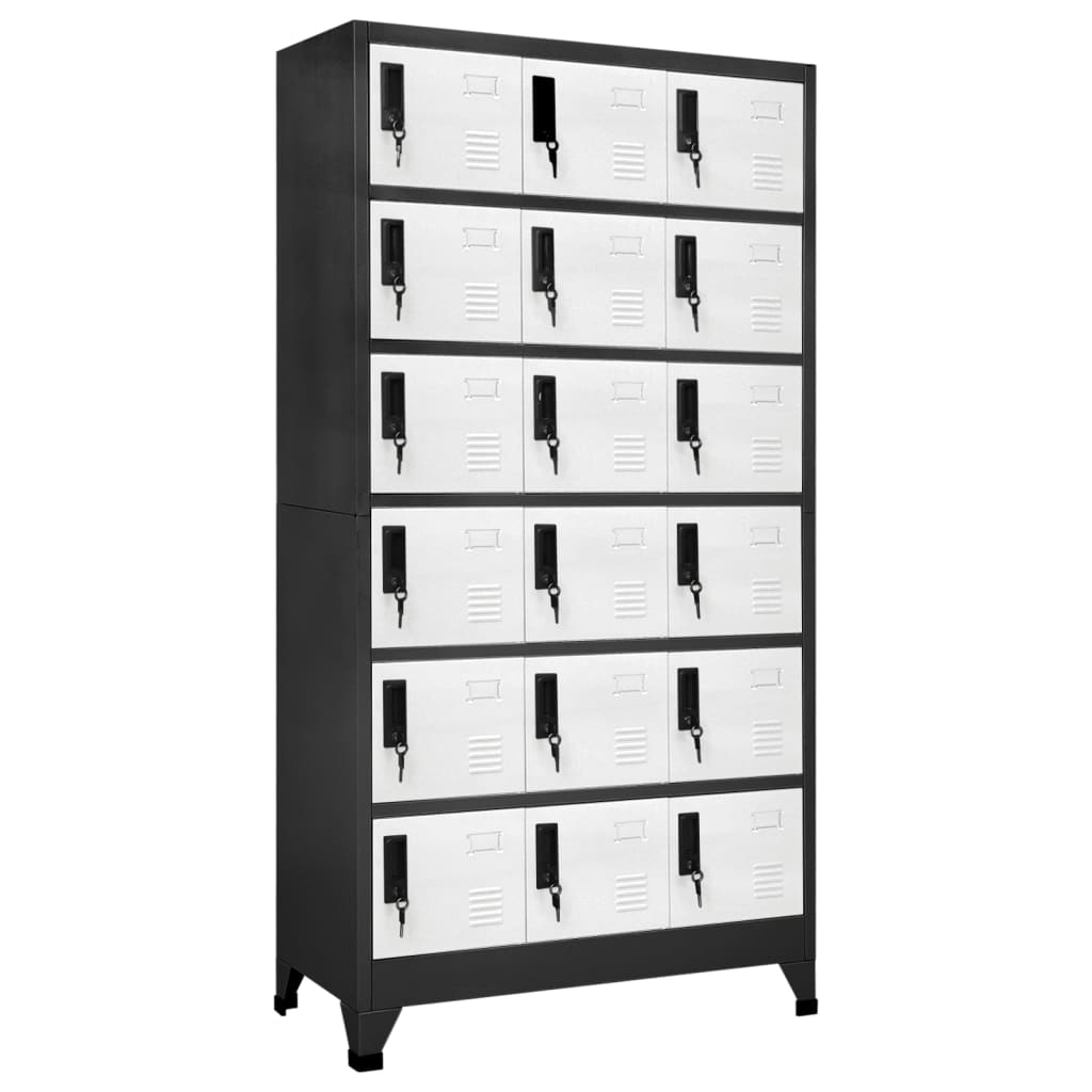 Locker Cabinet 90X40X180 Cm Steel