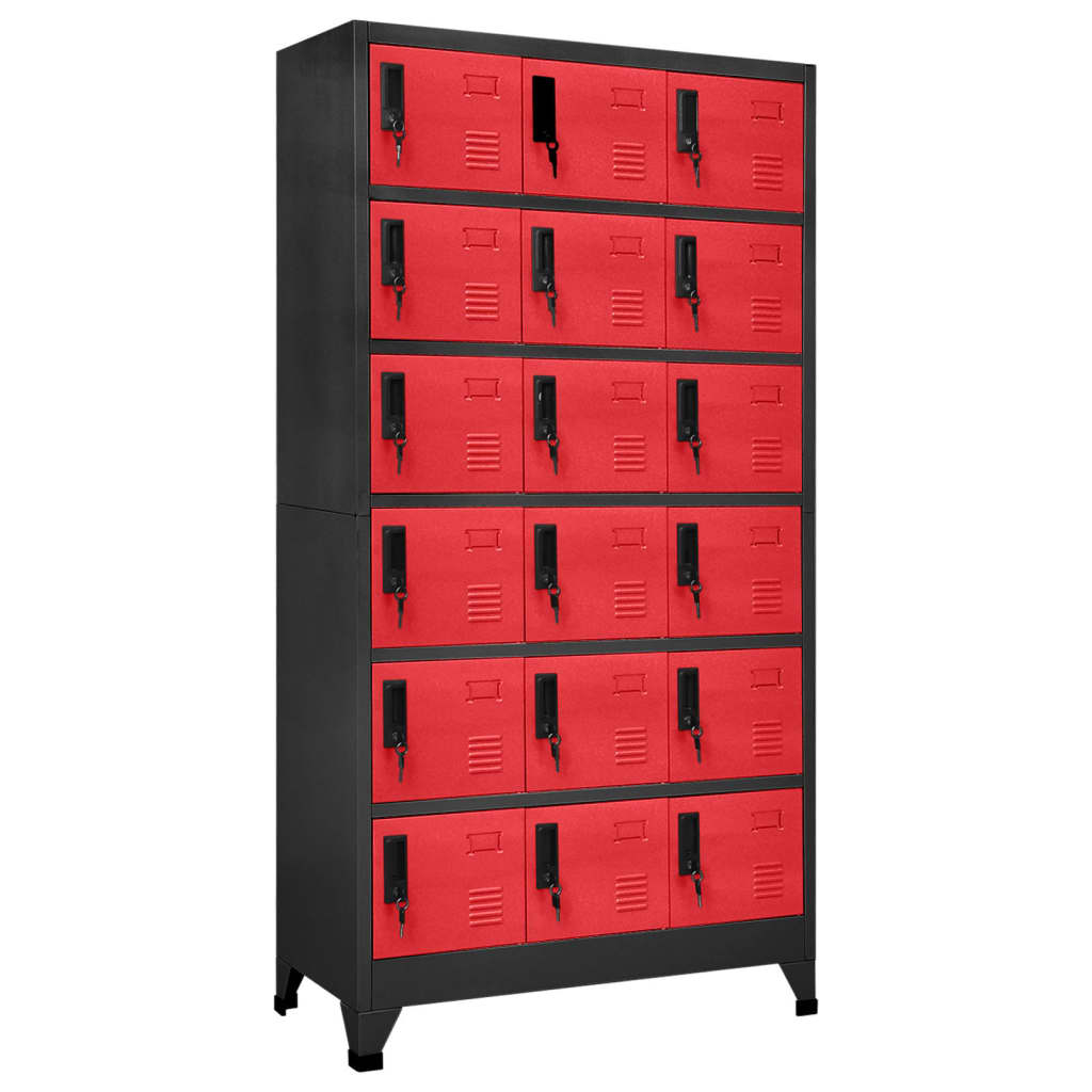 Locker Cabinet 90X40X180 Cm Steel