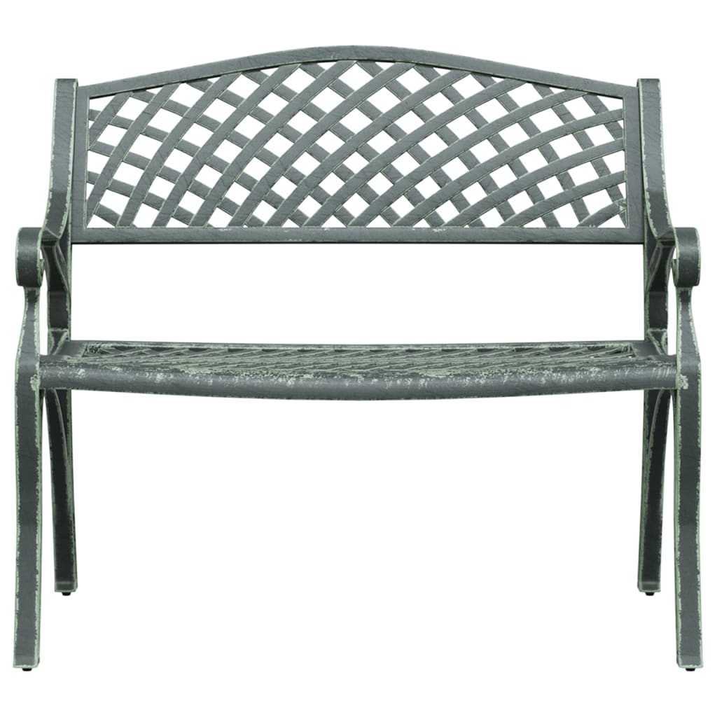 Garden Bench 102 Cm Cast Aluminium