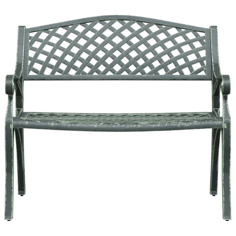 Garden Bench 102 Cm Cast Aluminium