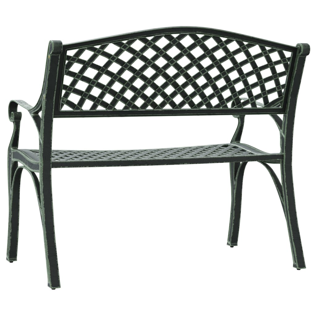 Garden Bench 102 Cm Cast Aluminium
