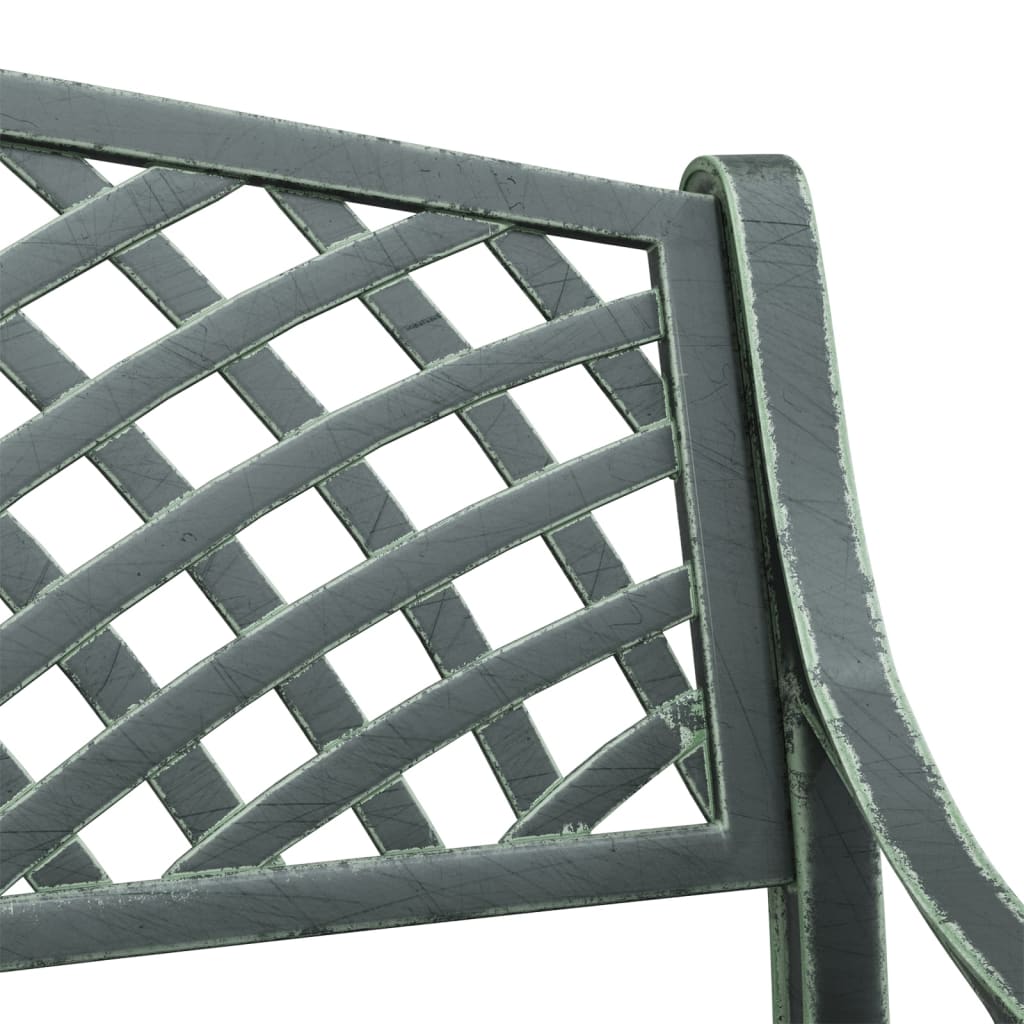 Garden Bench 102 Cm Cast Aluminium