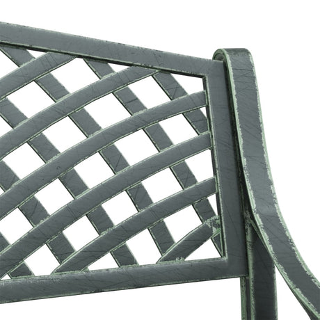 Garden Bench 102 Cm Cast Aluminium