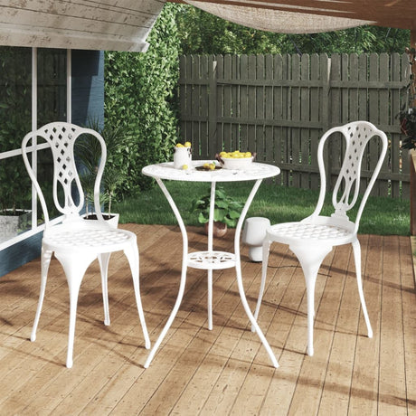 3 Piece Bistro Set Cast Aluminium